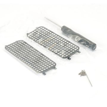 Fastrax TRX-4m Stainless Rear Side Window Guard Net (2)