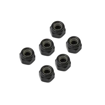 FTX Nylon Nut M4 (6pc) - Black