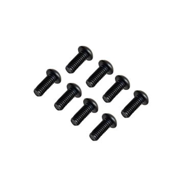 FTX Button Head Hex Screw M2.5 X 6mm (8pc)
