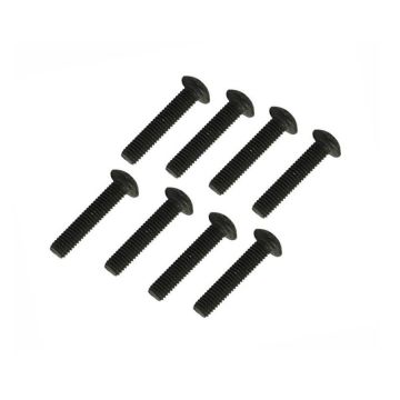 FTX Button Head Hex Screw M3 X 15mm (8pc)