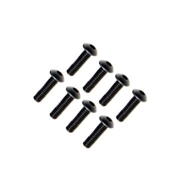 FTX Button Head Hex Screw M4 X 12mm (8pc)