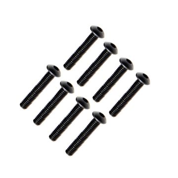 FTX Button Head Hex Screw M4 X 28mm (8pc)
