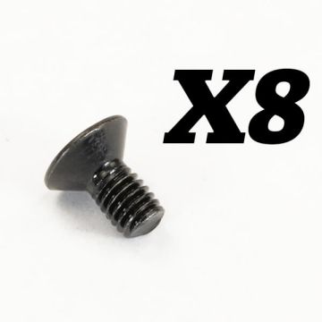 FTX Rokatan/Ramraider Flat Head Cross Screw M3x6