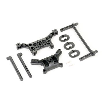 FTX Havok Front & Rear Shock Tower, Body Mounts