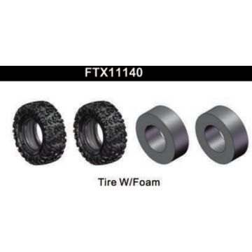 FTX Ruffneck Gravel Tyre & Foam Inserts (Pr)
