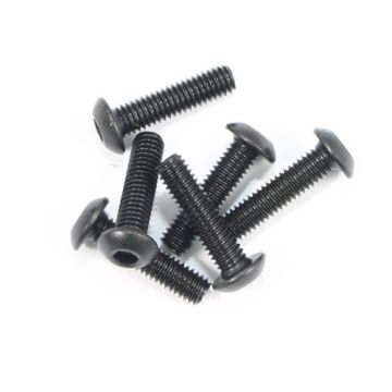 FTX Button Head Hex Screw M3*12 6pcs