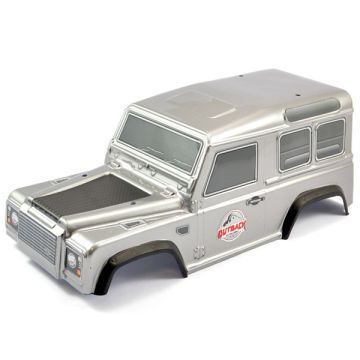 FTX Outback Ranger 2.0 1/10 Land Rover Defender 90 Style RC Car Bodyshell - Grey