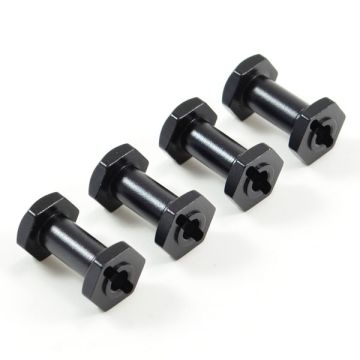 FTX Outback Aluminium Wheel Hex w/Pins (2*10) Extra Wide +5mm (4) (For Ftx8245)