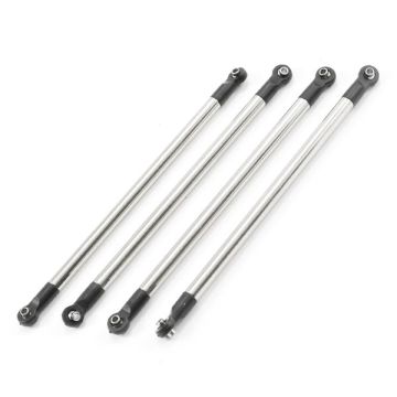FTX Outback 2.0 Nickel Plated Steel Side Linkage 100mm (4pc)