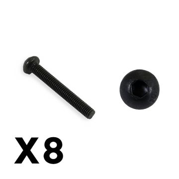FTX Outback Fury Button Head 3 X 22mm Hex Screw (8pc)