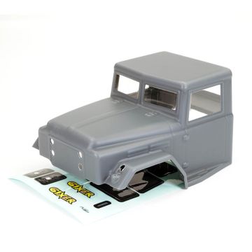FTX Outback Mini X 6ixer Polycarbonate Body - Matt Grey