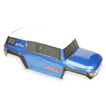 FTX Outback Geo 4x4 Land Cruiser 1/10 RC Car Body Shell & Decals - Blue