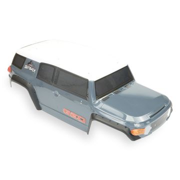 FTX Outback Geo 4x4 Land Cruiser 1/10 RC Car Body Shell & Decals - Grey