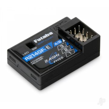 Futaba R214GF-E 4-channel Surface Receiver S-FHSS/FHSS (Internal Aerial)