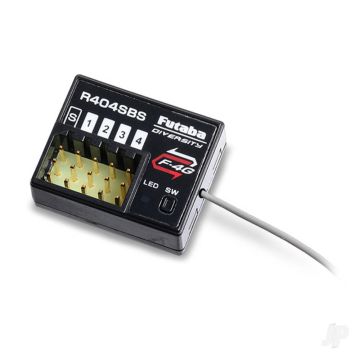 Futaba R404SBS 4-channel Surface Receiver with S.Bus for Telemetry F-4G