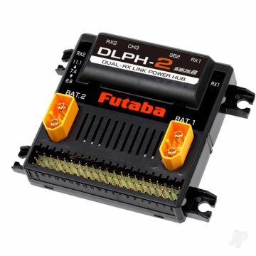 Futaba DLPH-2 Intelligent Power Hub (Dual Rx, Dual Battery, Gyro Capable)