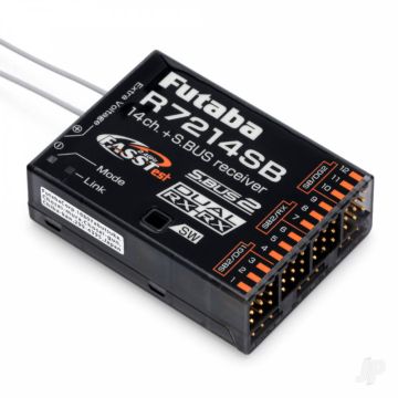 Futaba R7214SB 14-Channel (PWM) Air Receiver (26-Channel S.BUS) FASSTest