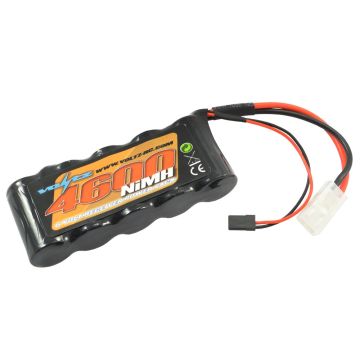 Voltz 4600mAh 6V  NiMH Rx Receiver Sub-C 1/5 RC Car Battery w/JR & Tamiya Plug