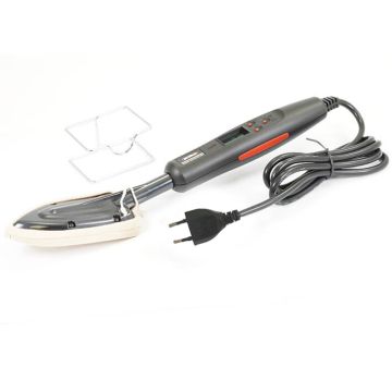 Prolux Digital LCD Heat Sealing Covering Iron, Sock & Stand - EU 2 Pin Plug