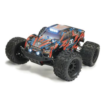 FTX 1:10 Ramraider Brushless 4x4 RTR RC Monster Truck w/LED Lights - Red/Blue