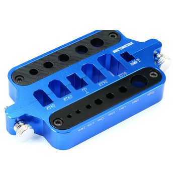 Etronix Aluminium RC Connector Soldering Jig Board -  XT90 XT60 Deans & More!