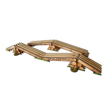 Crawler Park Axes Crossing Obstacle 1/10 Crawler Circuit