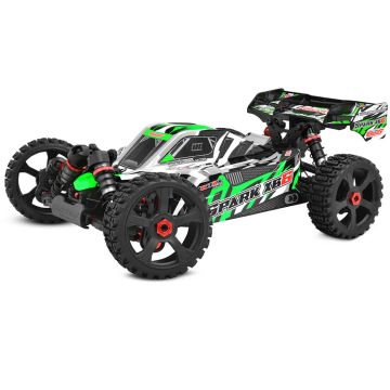 Corally Spark XB6 6S Brushless RC Basher Buggy Rolling Chassis - Green