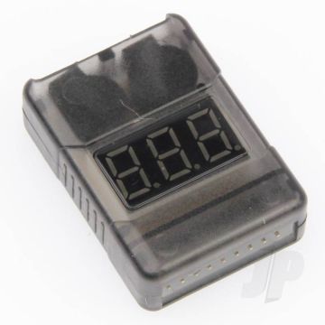 GT Power 2S 3S 4S 6S 8S LiPo Battery Test Meter Low Voltage Checker Alarm