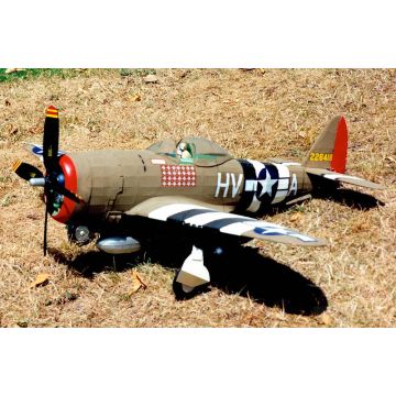 Republic P-47D Thunderbolt Large Scale 1:16 Guillow's Balsa Aircraft Kit 768mm Wingspan