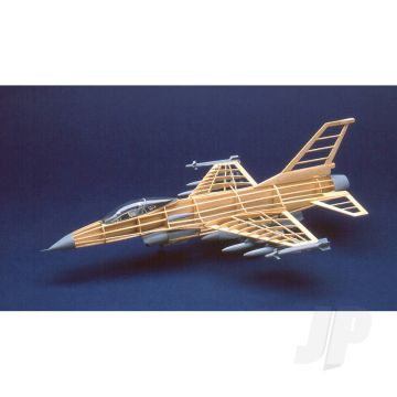 Guillow General Dynamics F-16 Fighting Falcon Static Balsa Model Aircraft Kit