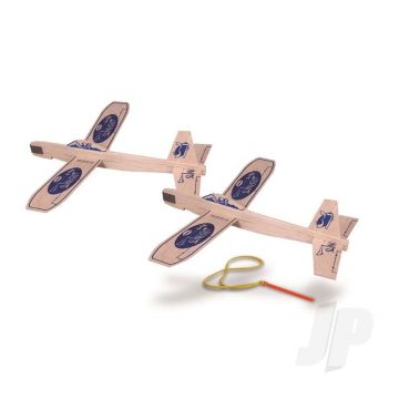 Guillow Slingshot Twin Pack Balsa Model Aircraft Kit