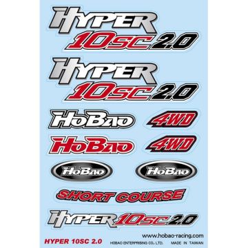 Hobao Hyper 10SC 2.0 Decal