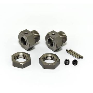 Hobao Hyper 17mm +2mm Offset Wheel Hex Hub (Pair)