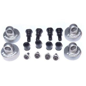 Hyper 9 Aluminium 1-Piece Shock Cap Set W/Hardware (4)