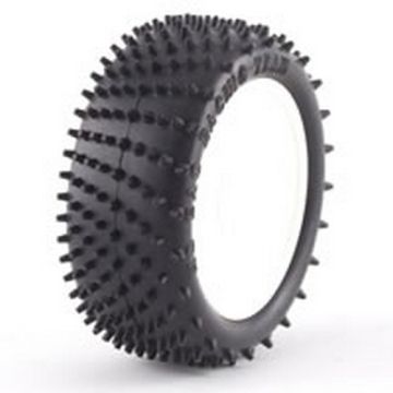 HoBao OFNA Angle Spike 1/8th - Set of 4 - Pre-Glued White Wheels