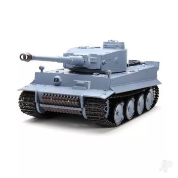 Henglong 1:16 German Tiger I RC Model Tank w/IR, Metal Drive, Smoke, Sound