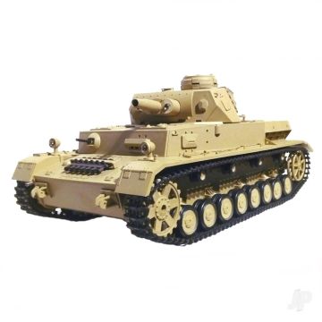 Henglong 1:16 Dak PZKPFW.IV AUSF. F-1 RTR RC Tank (IR, Shoots, Smokes & Sound)