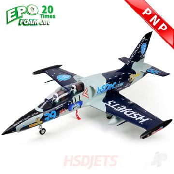 HSD Jets L-39 6kg Turbine Foam Jet, Blue Camo (PNP + Smoke, no turbine) XT60 RC Plane