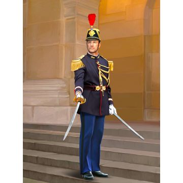ICM 1:16 French Republican Guard Officer 1:16 Figure Plastic Model Kit