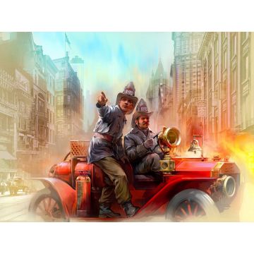 ICM 1:24 American Fire Truck Crew (1910s) 2 Figures Plastic Model Kit