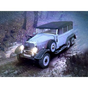 ICM 1:24 Typ G4 Soft Top WWII German Personnel Car Plastic Model Kit