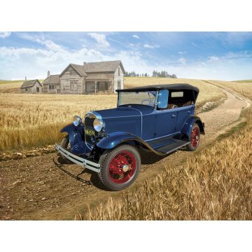 ICM 1:24 Ford Model A Standard Phaeton Soft Top (1930s) American Passenger Car Plastic Model Kit