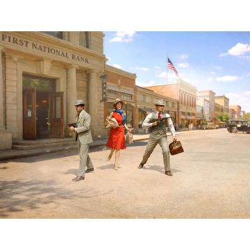 ICM 1:24 1920s Gangsters with Tommy Guns (3 Figures) Plastic Model Kit