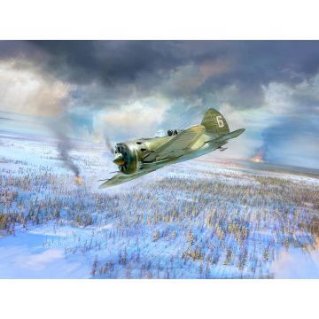 ICM 1:32 I-16 Type 17 WWII Soviet Fighter Plane Plastic Model Kit