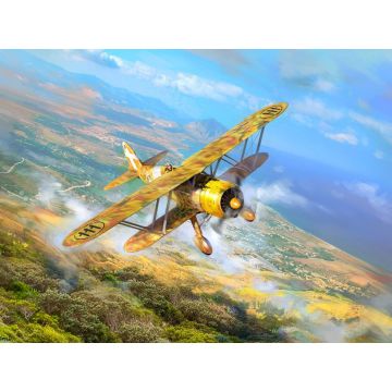 ICM 1:32 CR. 42 Falco WWII Italian Fighter Plane Plastic Model Kit