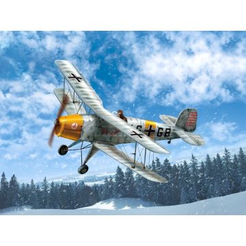 ICM 1:32 Bücker Bü 131D WWII German Training Aircraft Plastic Model Kit