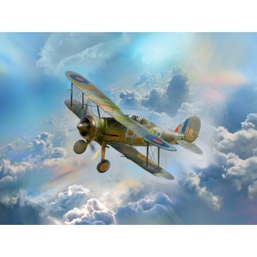 ICM 1:32 Gloster Gladiator Mk.II WWII British Fighter Plane Plastic Model Kit
