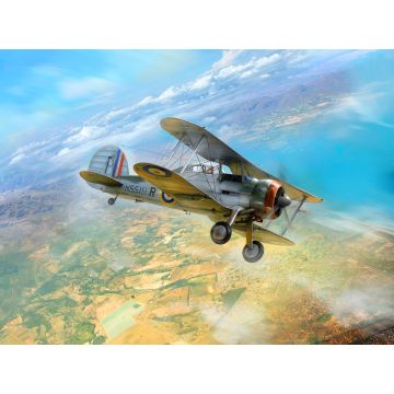 ICM 1:32 Gloster Sea Gladiator Mk.II WWII British Naval Fighter Plane Plastic Model Kit