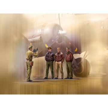ICM 1:32 "Photo To Remember" USAAF Pilots (1944-1945) 4 Figures Plastic Model Kit