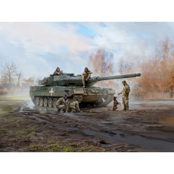 ICM 1:35 Leopard 2A6 of the Armed Forces of Ukraine with Crew Plastic Model Kit